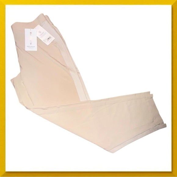 ATHLETA BROOKLYN MID RISE ANKLE PANT Women’s 12 Tall - Abalone Grey #198671 - Picture 2 of 11